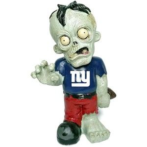 New York Giants Team Zombie NY Football NFL 9” New Damaged Box Yard Decoration